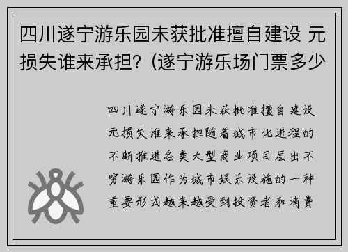 四川遂宁游乐园未获批准擅自建设 元损失谁来承担？(遂宁游乐场门票多少钱)